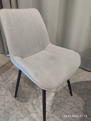 Стул на металлокаркасе Седа К кирпичный / черный фото покупателя 356