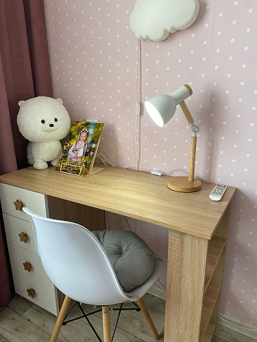 Стул Cindy Eames mod. 001 white / natural фото покупателя 35