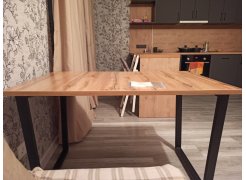 Стол Лота Лофт 120 25 мм сабия / черный матовый фото покупателя 134