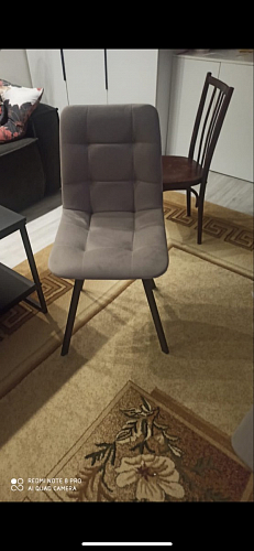 Комплект стульев Чилли 2 шт бежевый / черный фото покупателя 1030