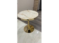 Деревянный стол Dorian 70x75 бежевый / золотой фото покупателя 9