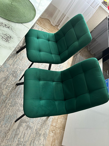 Стул на металлокаркасе Чилли К кирпичный / черный фото покупателя 309