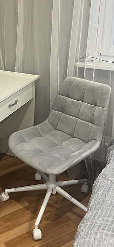 Компьютерное кресло Честер синий (velutto 46 ) / белый фото покупателя 2