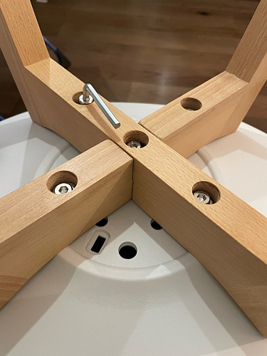 Стул Bonuss blue / wooden legs фото покупателя 160