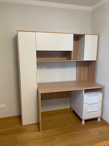 Компьютерный стол Комфорт 12.95 N дуб сонома / темно-серый фото покупателя 53