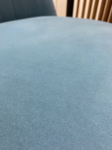 Стул на металлокаркасе Gabi 1 light blue / black / gold фото покупателя 935