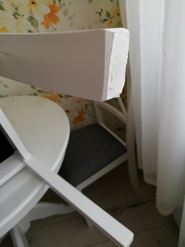 Стул Shem white / light grey фото покупателя 3