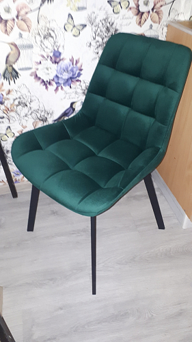 Стул на металлокаркасе Челси бежевый / белый каркас фото покупателя 144