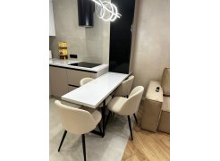 Стул на металлокаркасе Gabi green / black фото покупателя 398