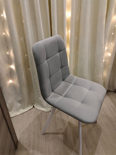 Стул на металлокаркасе Чилли горчичный / черный фото покупателя 177