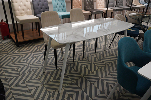 Стул на металлокаркасе Kora black / gray из шоурума 3