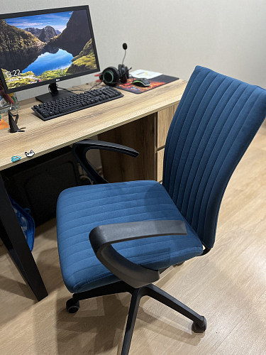 Компьютерное кресло Spark флок коричневый 6 фото покупателя 20