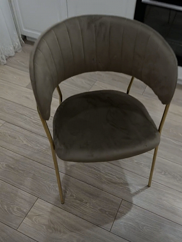 Стул на металлокаркасе Kamelia светло-фиолетовый / золотой фото покупателя 21