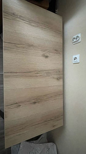 Стол Тринити Лофт 120 25 мм черный матовый / юта фото покупателя 16