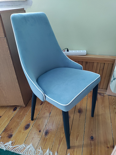 Стул на металлокаркасе Kora dark gray / black фото покупателя 241