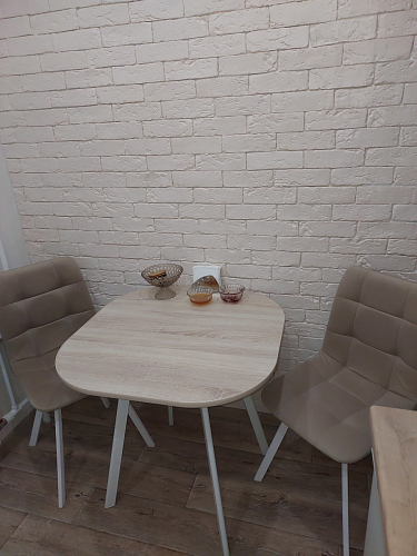 Стул на металлокаркасе Чилли зеленый / черный фото покупателя 847