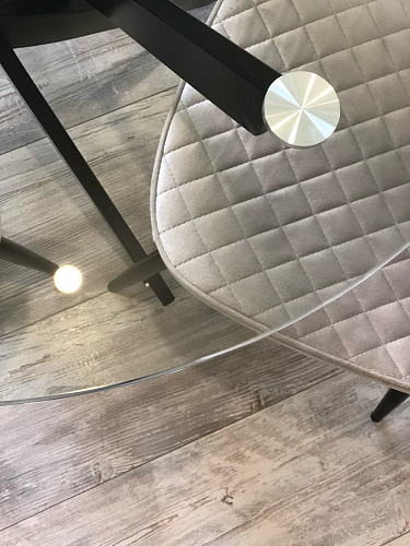 Стул на металлокаркасе Capri голубой фото покупателя 117