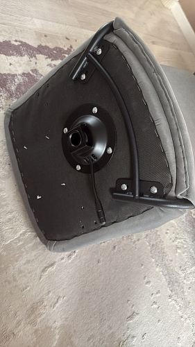 Компьютерное кресло Benefit/Бенефит флок серый 29 фото покупателя 40