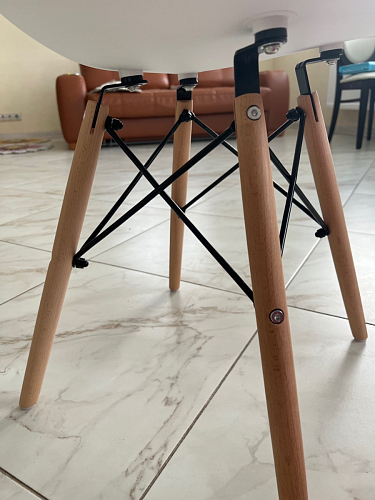 Стул Cindy Eames mod. 001 khaki / natural фото покупателя 195