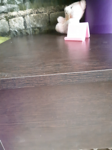 Стол письменный Kiwi белый  - Уцененный экземпляр фото покупателя 123