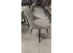 Стул на металлокаркасе Avian вращающийся светло-серый / черный из шоурума 2