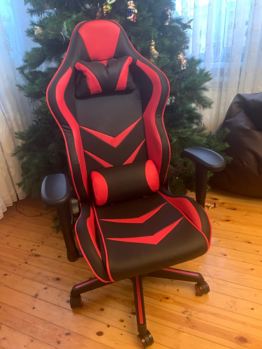 Компьютерное кресло Racer черное / красное фото покупателя 4