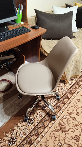 Компьютерное кресло Kolin cappuccino / chrome фото покупателя 113