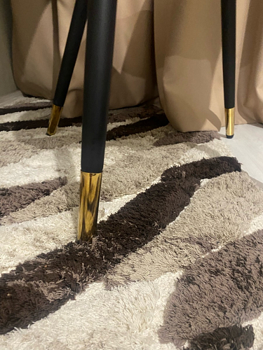 Стул на металлокаркасе Gabi 1 beige / black фото покупателя 326