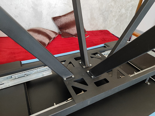 Керамический стол Вилли 140(200)х80 carmen light grey / черный фото покупателя 28