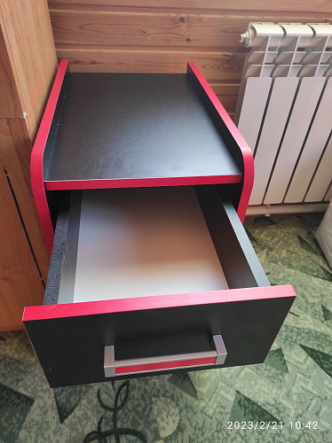 Тумба Ханна черная / красная - Уцененный экземпляр фото покупателя 77