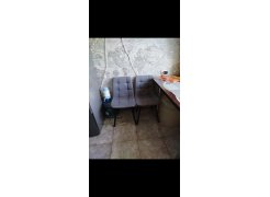 Стул на металлокаркасе Чилли синяя ткань / белый фото покупателя 506