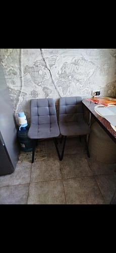 Стул на металлокаркасе Чилли зеленый / белый каркас фото покупателя 506