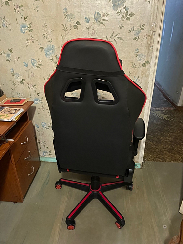 Компьютерное кресло Racer черное / бежевое фото покупателя 109