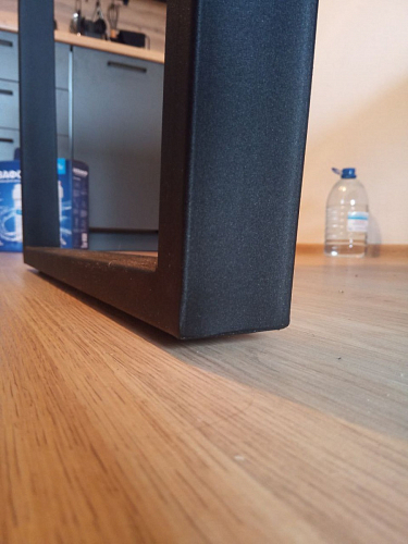 Стол раскладной Лота Лофт 120 25 мм юта / черный матовый фото покупателя 154