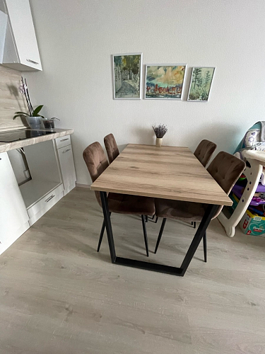 Стол Лота Лофт 120 25 мм сабия / белый матовый фото покупателя 871