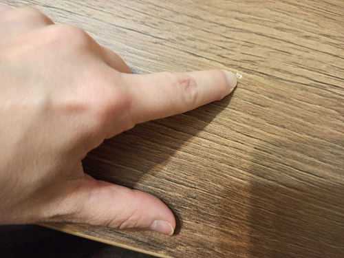 Стол Лота Лофт 120 32 мм бетон / черный матовый фото покупателя 47