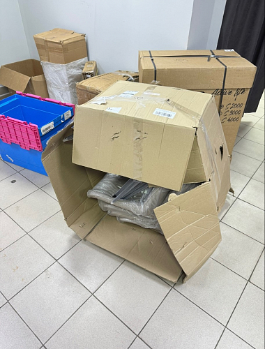 Стул на металлокаркасе Седа К крутящийся светло-серый / белый фото покупателя 215