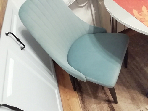 Стул на металлокаркасе Kora black / gray фото покупателя 3