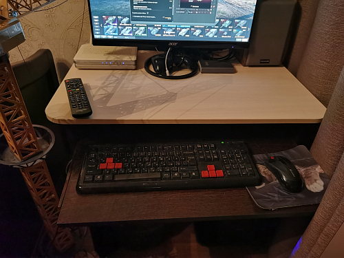 Компьютерный стол КСТ-21.1 венге фото покупателя 3