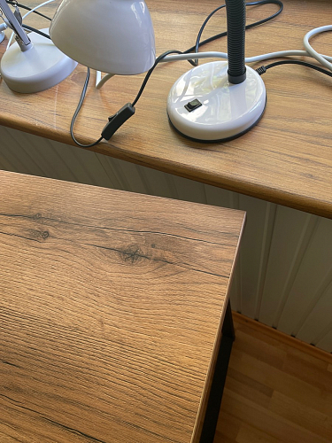 Барная стойка Дилан Лофт 120х40х98 дуб делано темный фото покупателя 72