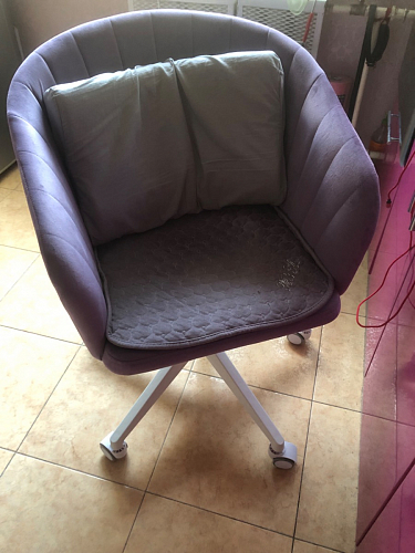 Компьютерное кресло Тибо confetti chocolate / белый фото покупателя 99