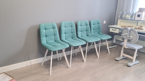 Комплект стульев Чилли 2 шт бежевый / черный фото покупателя 571