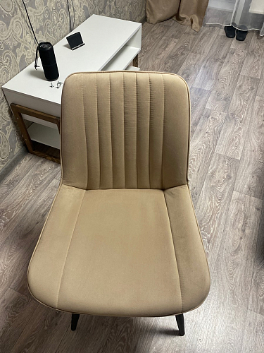 Стул на металлокаркасе Седа К кирпичный / черный фото покупателя 185