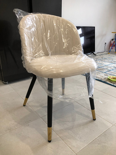 Стул на металлокаркасе Gabi gray / black фото покупателя 370