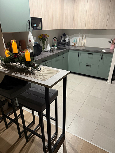 Барная стойка Дилан Лофт 120х60х110 бетон фото покупателя 167