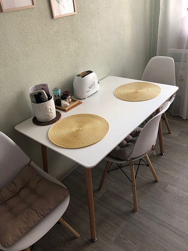 Стол Table 120 white / wood фото покупателя 1