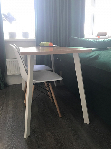 Стол Тринити Лофт 120 25 мм черный матовый / юта фото покупателя 106