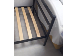 Односпальная кровать Фади 80х200 черная фото покупателя 569