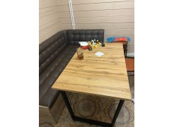 Стол Лота Лофт 120 25 мм сабия / черный матовый фото покупателя 89