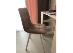 Стул на металлокаркасе Чилли розовый / черный каркас фото покупателя 70